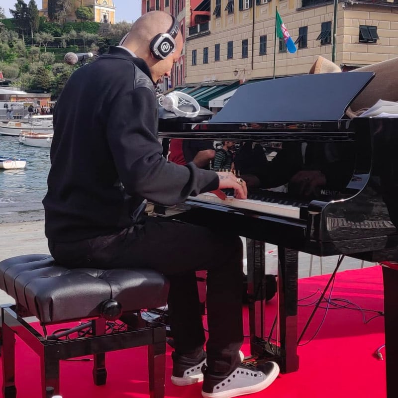 Silent Concert à Portofino avec casques sans fil Silentsystem