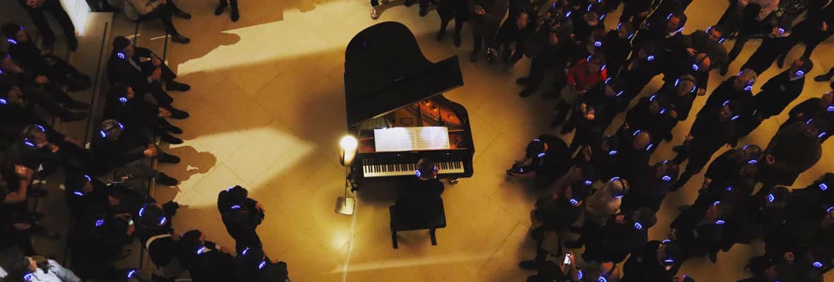 yamaha-silent-experience-louvre Yamaha Silent Experience au Louvre - concert de piano avec casques sans fil