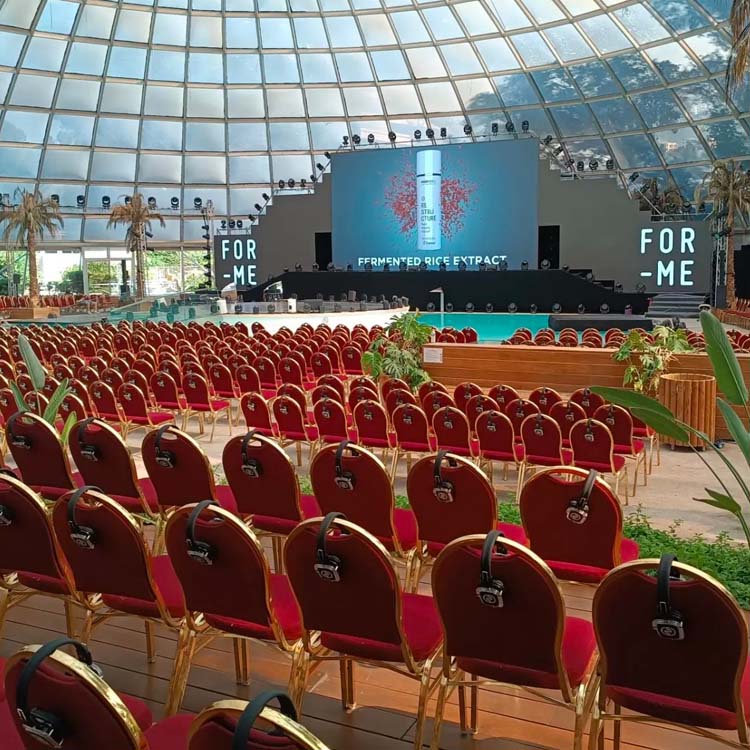 Congrès international avec casques sans fil Silentsystem