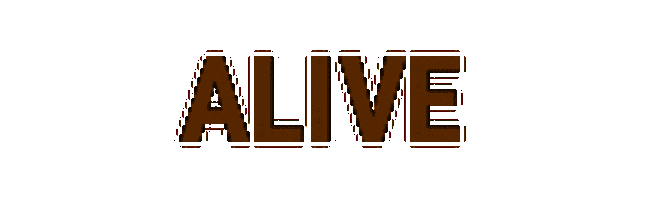 Inscription animée Alive de Silentsystem
